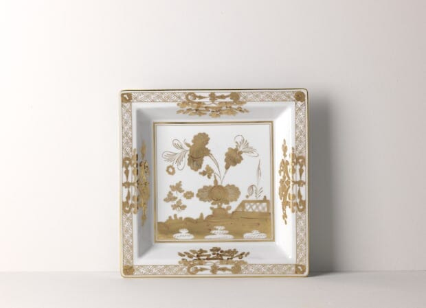 Oriente Italiano- Square Vide Poche Large HOME DECOR Ginori 1735 Aurum 