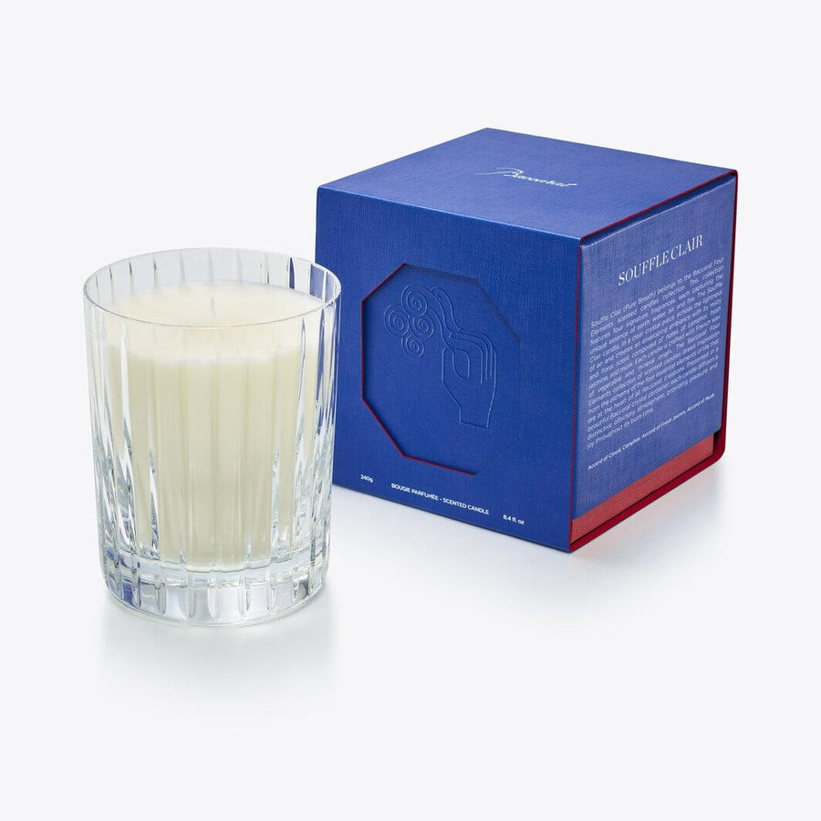 4 Elements Scented Candle Baccarat Souffle Clair Blue 