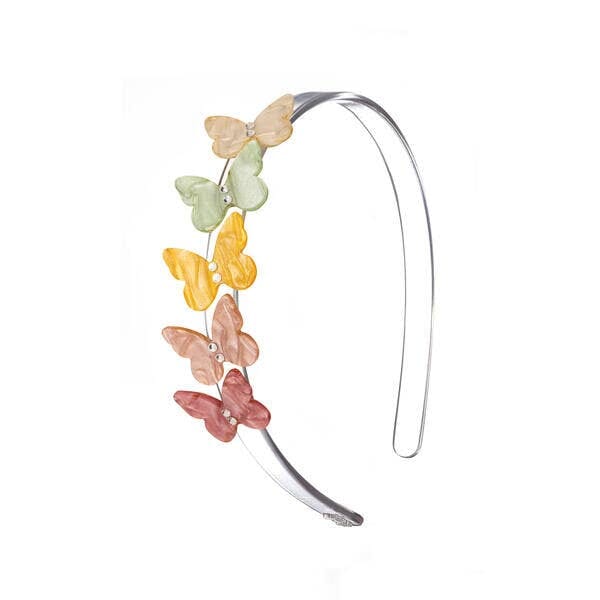 Acrylic Headbands Faire Butterflies 