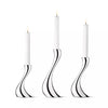 Cobra Candleholder Set of 3 Decor Georg Jensen 