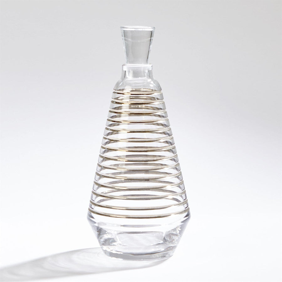 Platinum Banded Decanter Global Views 