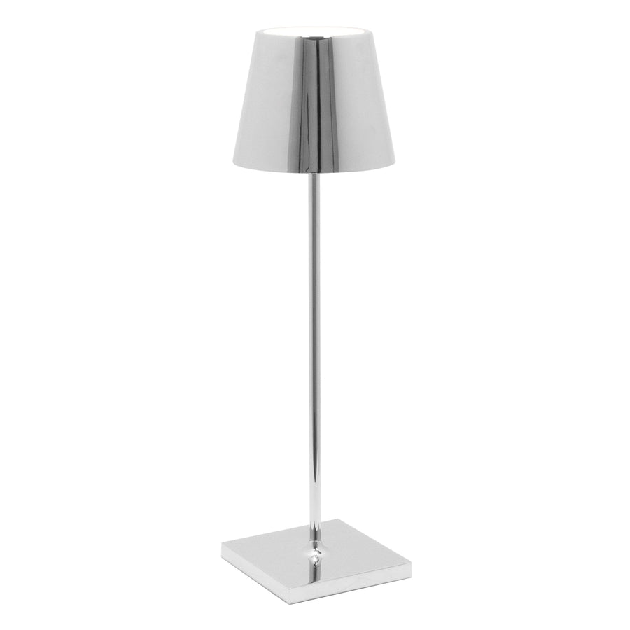 Poldina Lamp Chrome Lighting Zafferano Pro 