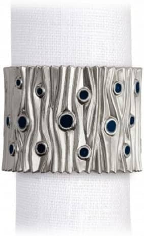 Bois de Platine Jewels Napkin Ring (Set of 4) TABLEWARE L'Objet 