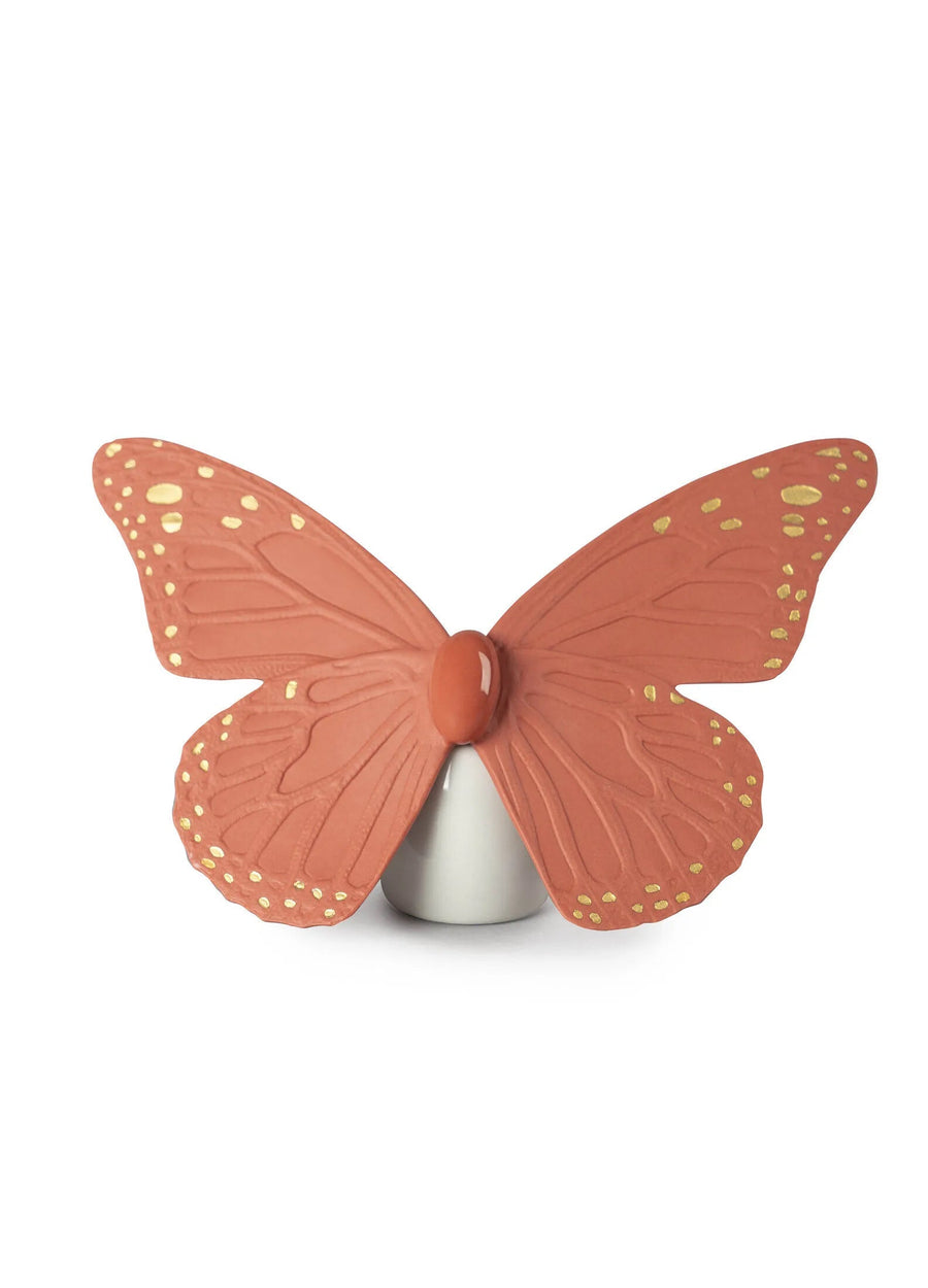 Butterfly Coral/Gold Home Accessories Lladro 