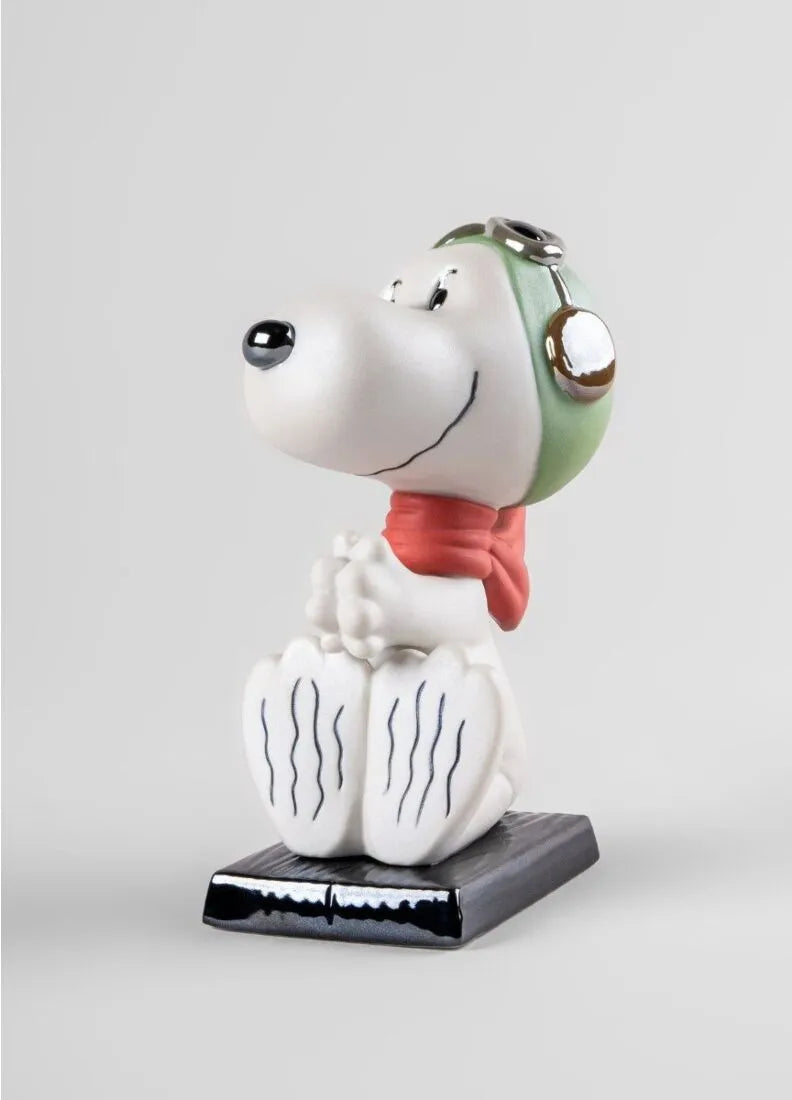 Snoopy Flying Ace Sculpture HOME DECOR Lladro 