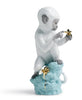 Curiosity Monkey Rock Figurine Home Accessories Lladro 