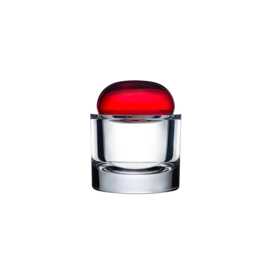 Ecrin-Lidded Vessel Nude Small Red 