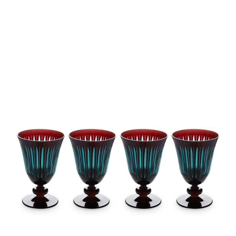 Prism Wine Glasses L'Objet Bordeaux 