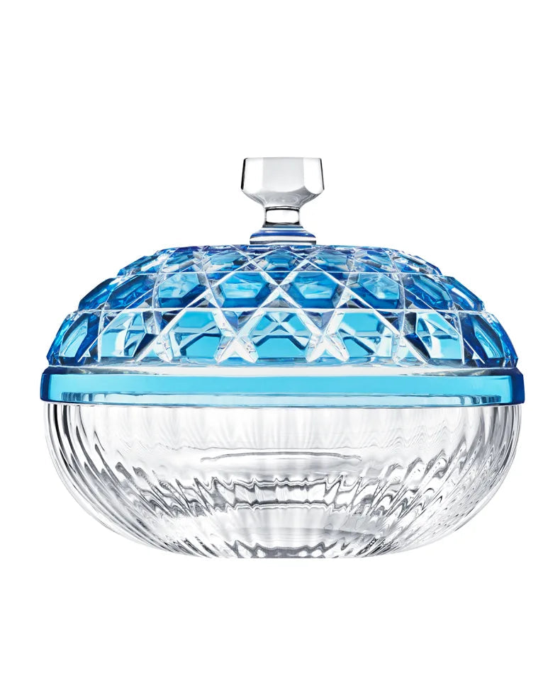 Royal Box Home Accessories Saint Louis Crystal Sky Blue 