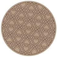 Silicone Coasters ACCESSORIE EUSAMEX (Images D'Orient) Almond 