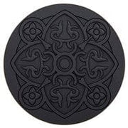 Silicone Coasters ACCESSORIE EUSAMEX (Images D'Orient) Black 