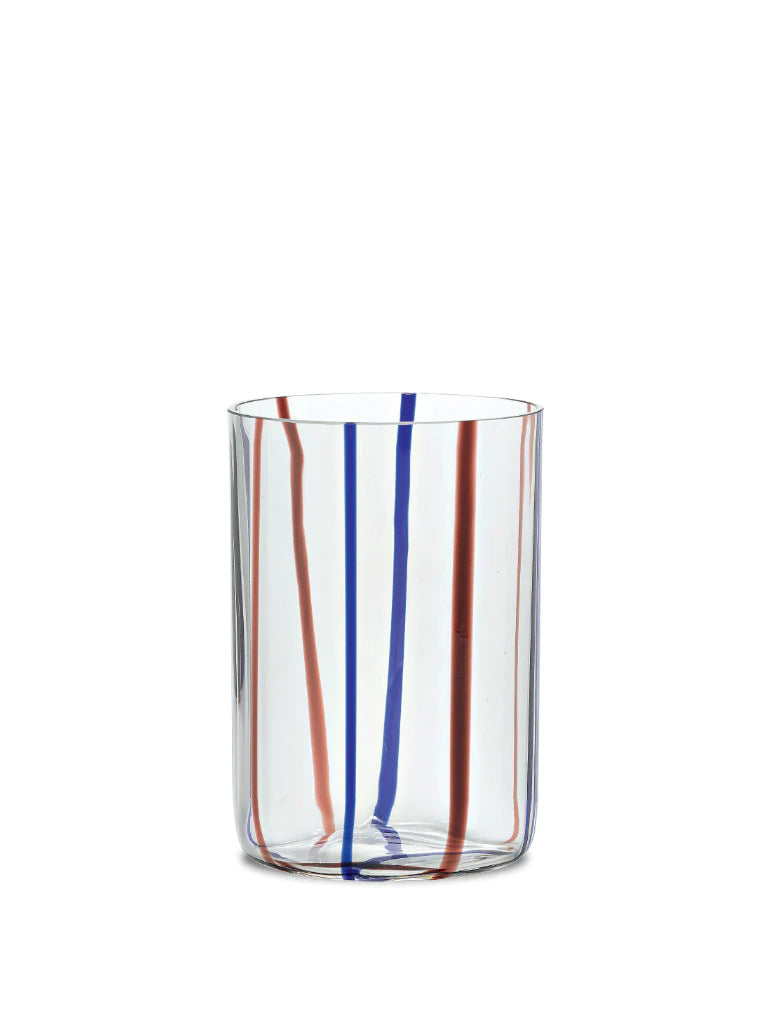 Tirache Tumblers Amethyst/Blue GLASSWARE Zafferano 