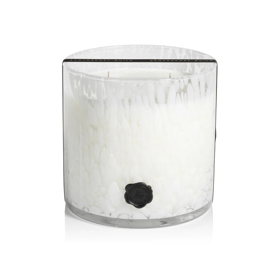 AG Opal Glass 5 Wick Candle Candles Zodax Gardenia 