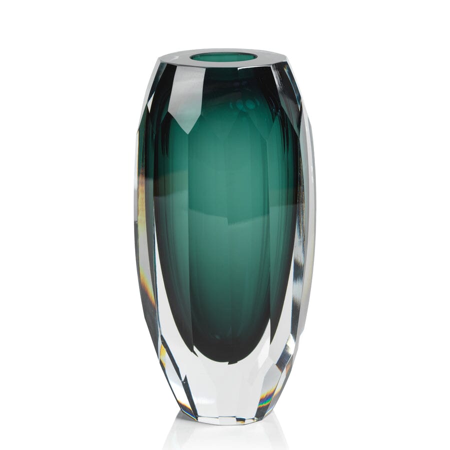 Aman Emerald Vase VASES Zodax Large 