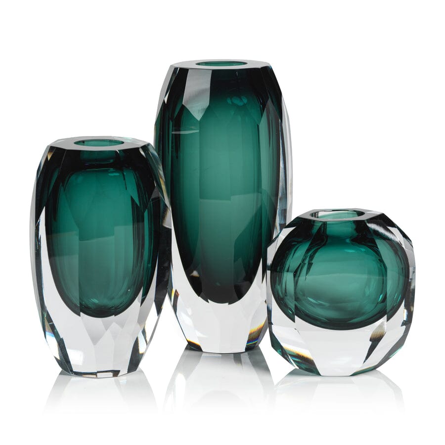 Aman Emerald Vase VASES Zodax 