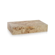 Burl Wood Box Box Zodax Large 