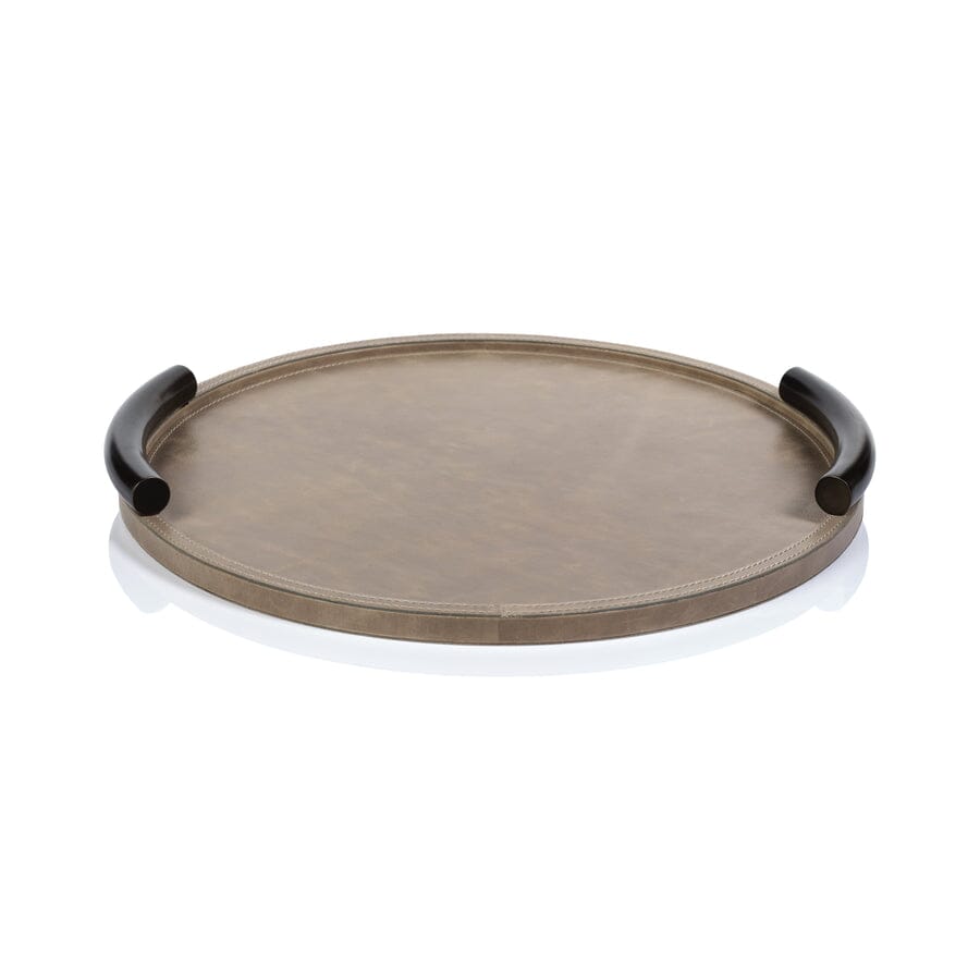 Bellecote Round Mink Tray TRAYS Zodax 