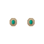 Estela Earrings Ibiza Passion Malchite 