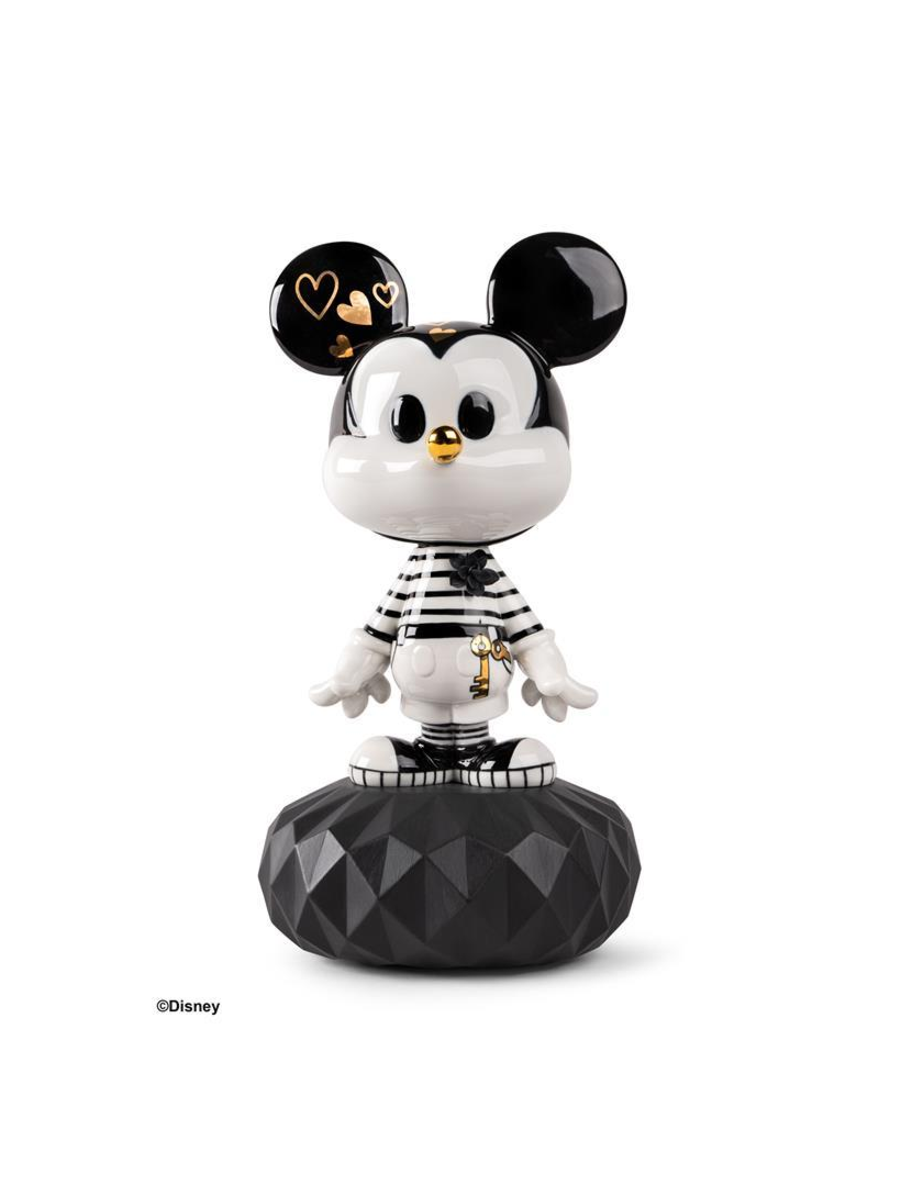 Mickey in B&W Sculpture Lladro 