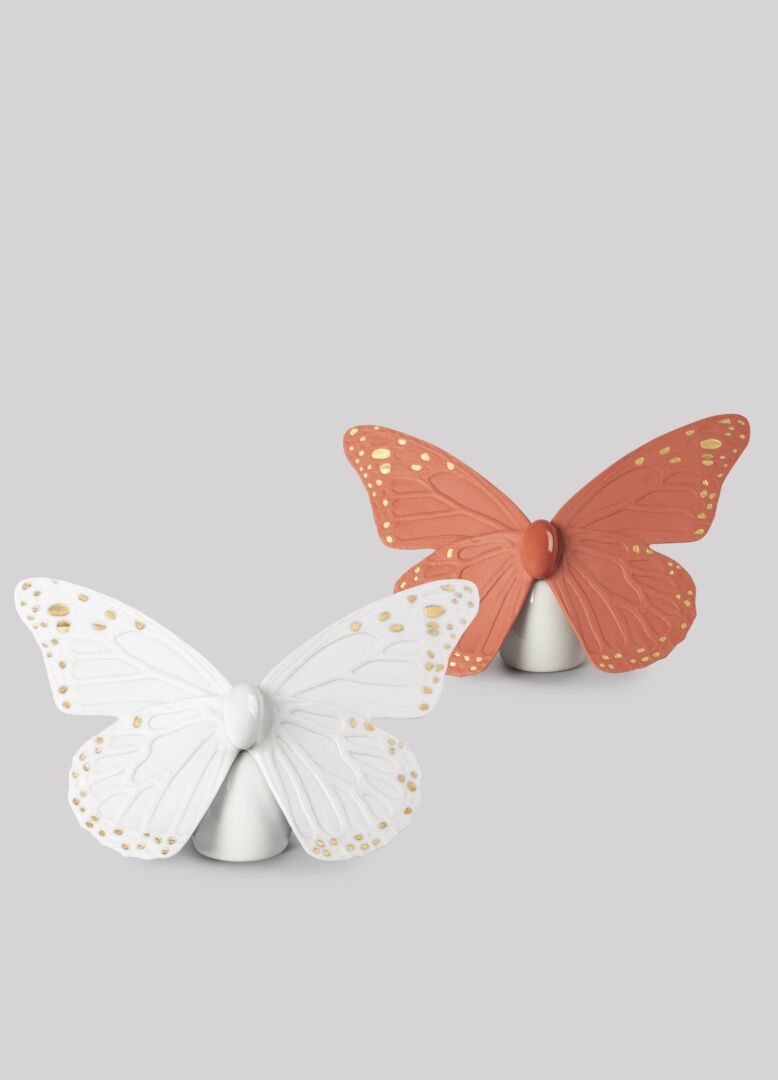 Butterfly Coral/Gold Home Accessories Lladro 