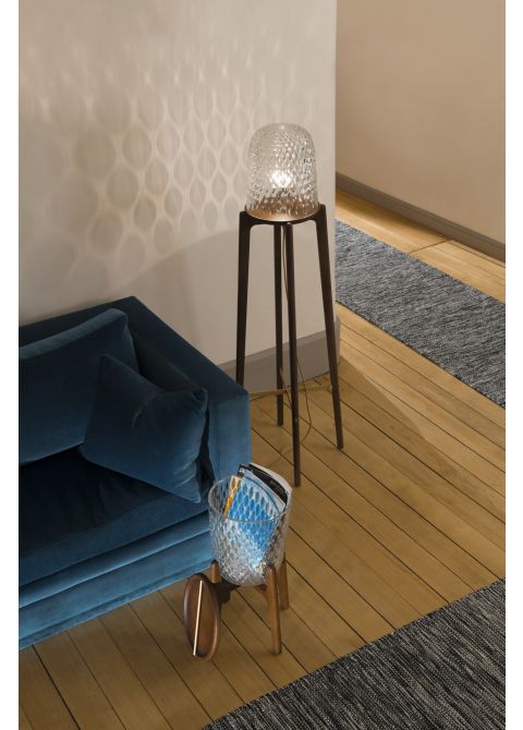 Folia Floor Lamp Lighting Saint Louis Crystal 