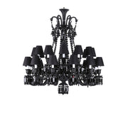 Zenith Black Chadelier Lighting Baccarat 24L 