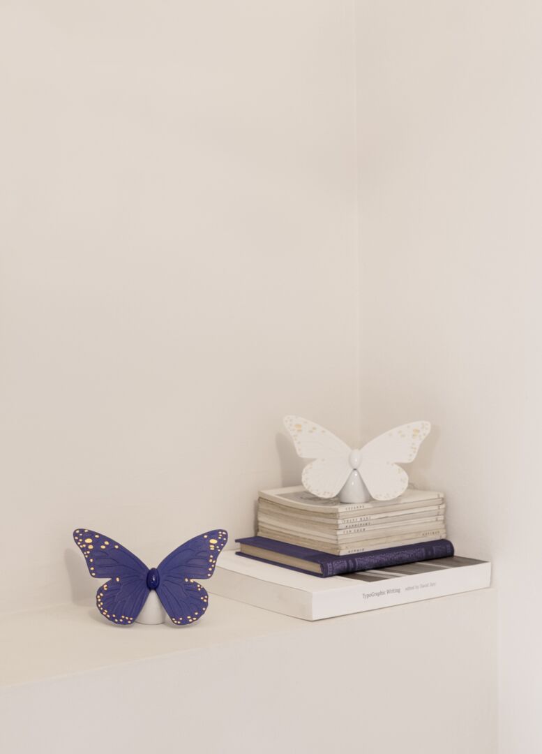 Butterfly Blue/Gold Home Accessories Lladro 