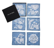 Sunprint Cocktail Napkins Set of 6 Kim Seybert 