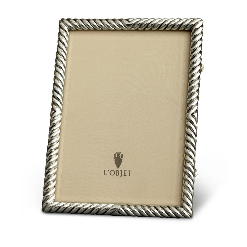 Deco Twist Frame Platinum Home Accessories L'Objet 8x10 