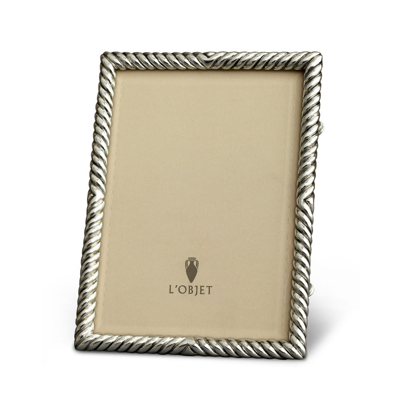 Deco Twist Frame Platinum Home Accessories L'Objet 5x7 