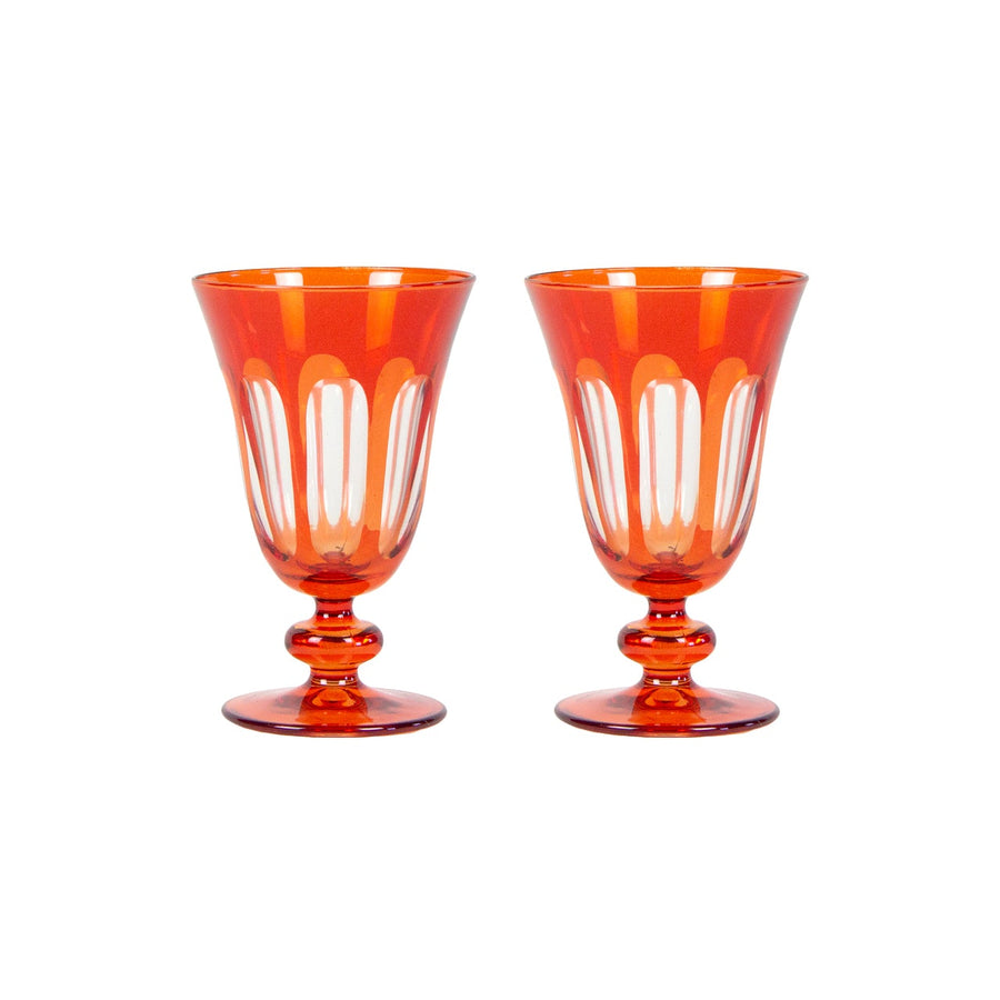 Rialto Glass Tulip Lolita Orange GLASSWARE Sir Madam 