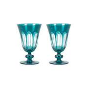 Rialto Glass Tulip Millicent Blue GLASSWARE Sir Madam 