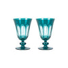 Rialto Glass Tulip Millicent Blue GLASSWARE Sir Madam 