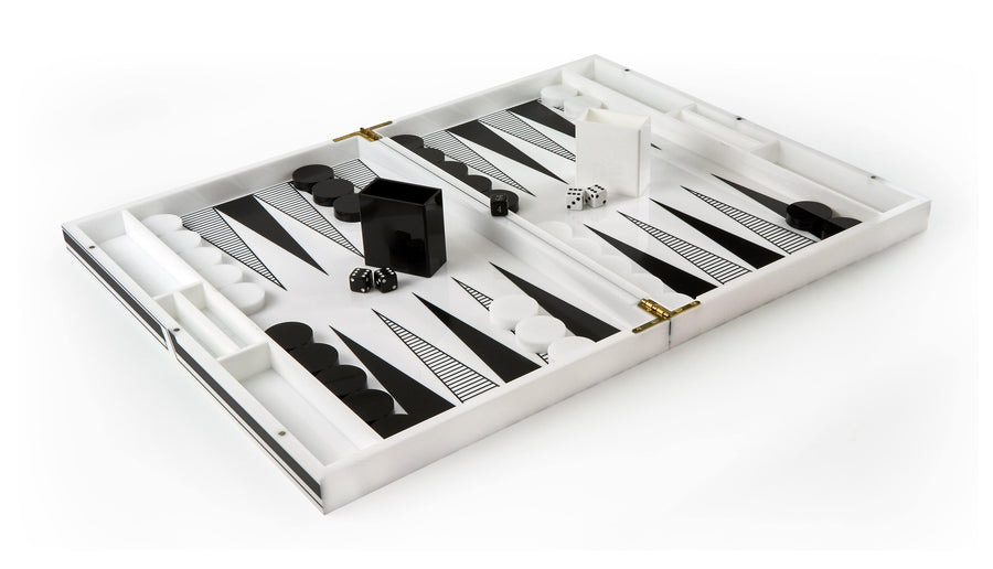 Lucite Backgammon 18