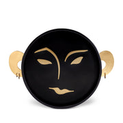 Kelly Behun Face Round Tray TRAYS L'Objet 