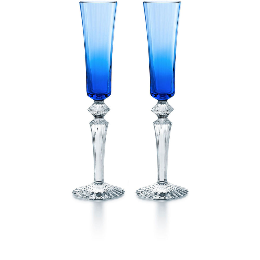 Mille Nuits Flutissimo (Set of 2) Dining Baccarat Blue 