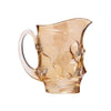 Amber Jug Gold Rim Dining Vetrerie Di Empoli 