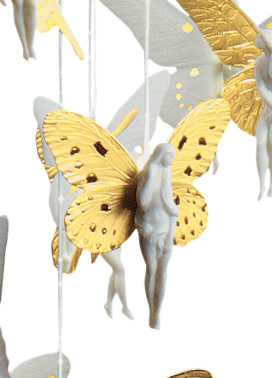 Niagara Chandelier. 0.80m. Golden Luster Lighting Lladro 