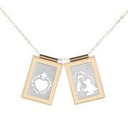 "Be You" Gold & Silver Scapular Ibiza Passion 