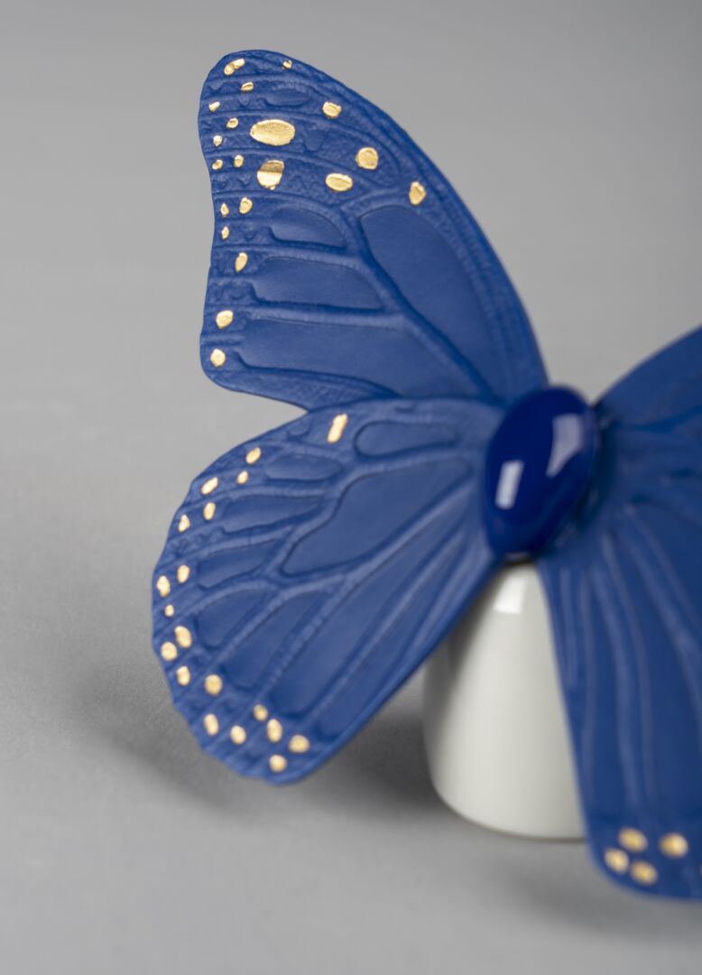 Butterfly Blue/Gold Home Accessories Lladro 