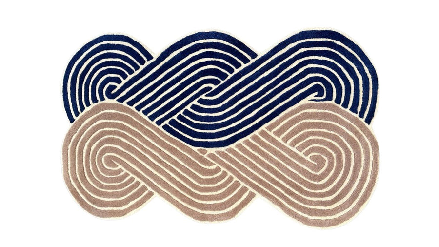 Knots Doormat Rugs 4DASOUL 