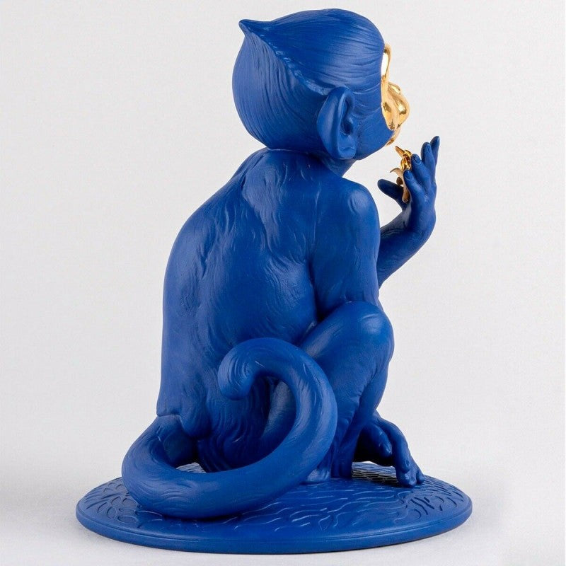 Little Monkey Blue and Gold HOME DECOR Lladro 